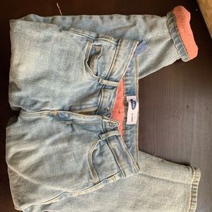 Fleece lined old navy jeans